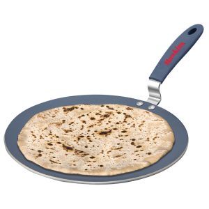 Hawkins Ceramic Nonstick Tava, 28 cm, Roti and Paratha Tawa, Work on Both Induction + Gas (ICT28)